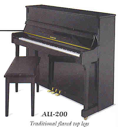 เปียโน Studio Upright ยี่ห้อ SUZUKI รุ่น AU 200 คุณภาพ ดี เยี่ยม