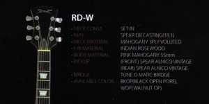กีต้าร์ไฟฟ้า SPEAR รุ่น RD-W 1