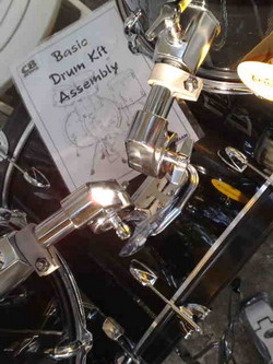 กลองชุดใหญ่ CB Drums รุ่น GX series กลอง 7 ใบ HH1คู่ ฉาบ 3 ใบพร้อมขา กระเดื่องคู่พร้อมกระเป๋า 6