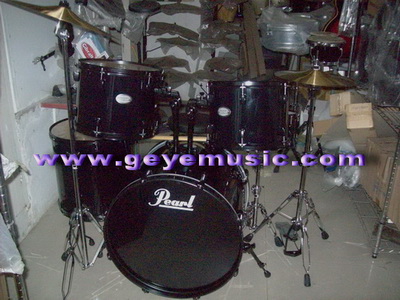 กลองชุด PEARLรุ่น SC625C/B สีดำ tom 6 หลัก bass drums8หลักแฉ 16 HH1คู่ ไม้ 6ชั้นครบชุด 9