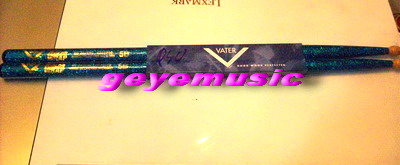 ไม้กลอง VATER GOOD WOOD PERFECTED US PATENT 6326535 5B สีฟ้าเข้มกากเพ็ชร 2