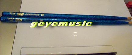 ไม้กลอง VATER GOOD WOOD PERFECTED US PATENT 6326535 5B สีฟ้าเข้มกากเพ็ชร 4