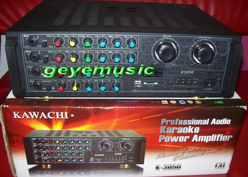 พาวเวร์อแอมป์ ยี่ห้อ EAWACHI รุ่น K-3050 W*D*H:485*400*195mm