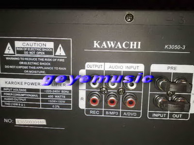 พาวเวร์อแอมป์ ยี่ห้อ EAWACHI รุ่น K-3050 W*D*H:485*400*195mm 5