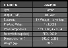 ตู้แอมป์กีต้าร์ Marshall JVM410 C 100  watt แท้ๆ ทดลองเสียงที่ร้าน 1