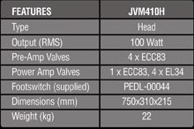 Marshall JVM410 H+1960A 100 Watt 1