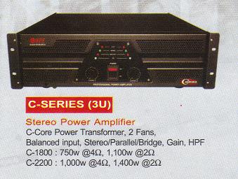POWER แอมป์ NPE STEREO POWER AMP C-1800 SERIES (3U) ใหม่ล่าสุด
