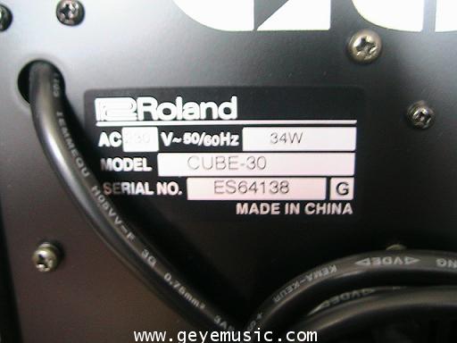 แอมป์ กีต้า ยีห้อ Roland CUBE-30 เสียงดีมาก สินค้าใหม่ 7