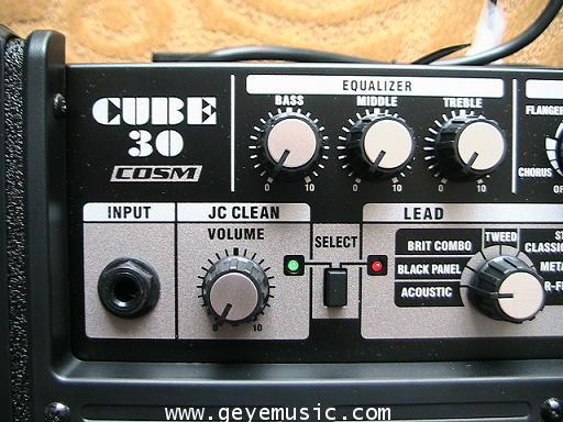 แอมป์ กีต้า ยีห้อ Roland CUBE-30 เสียงดีมาก สินค้าใหม่ 8