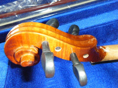 ขายไวโอลีน Siserveir Hand-crafted รุ่นGEVL003 ขนาด 4/4 แกะสลักลวดลายสวยงาม violin ราคาไม่แพง 5