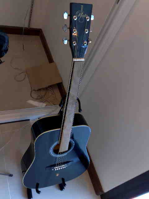 กีต้าร์โปร่ง PLATO(PA1) Acoustic Guitar 41 สีส้ม 1