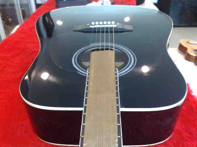 กีต้าร์โปร่ง PLATO(PA1) Acoustic Guitar 41 สีส้ม 7