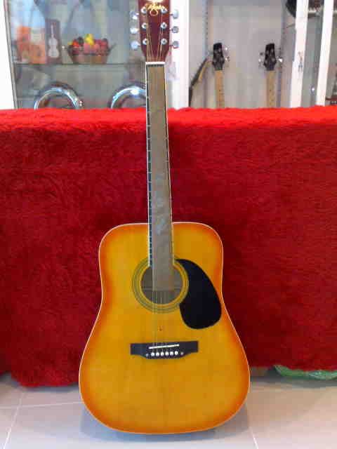 กีต้าร์โปร่ง PLATO(PA1) Acoustic Guitar 41 สีส้ม 2