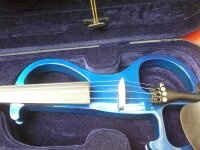 Electric Violin Siserveir GE110 สีน้ำเงินฟ้า 4/4 2