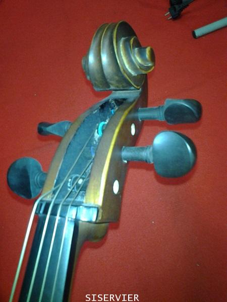 เชลโล่ siserveir เชลโลcelloร่น GCL01 เครื่องดนตรีเชลโลขนาด 3/4 สีไม้ cello ราคา 8900 2