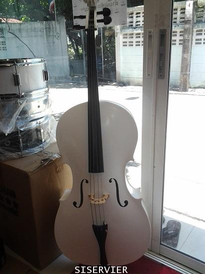เชลโล่ Siserveir รุ่น  GCL 16 White Color ขนาด 4/4เรียนเชลโล่ต้องใช้รุ่นนี้ cello ราคา 8800