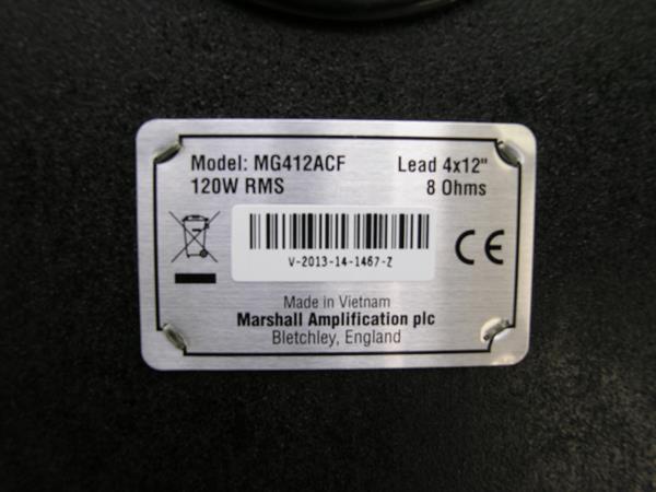 ตู้แอมป์กีต้าร์ MARSHALL MG-100 HCFX ตู้ Cabinet ทดลองเสียงที่ร้าน มีของเลยครับ 2