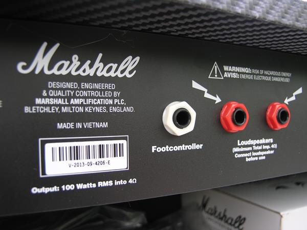 ตู้แอมป์กีต้าร์ MARSHALL MG-100 HCFX ตู้ Cabinet ทดลองเสียงที่ร้าน มีของเลยครับ 7