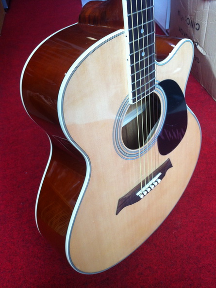 กีต้าร์โปร่ง Plato Acoustic guitar 40 นิ้ว ชายเว้า สองพันต้นๆ เสียงดีเกินราคา 8