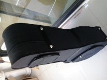 กล่องใส่กีต้าร์ โปร่ง ขนาด 41นิ้ว ตัวเต็มPLATO รุ่น 001 Acoustic Guitar Case-black out navy in 1