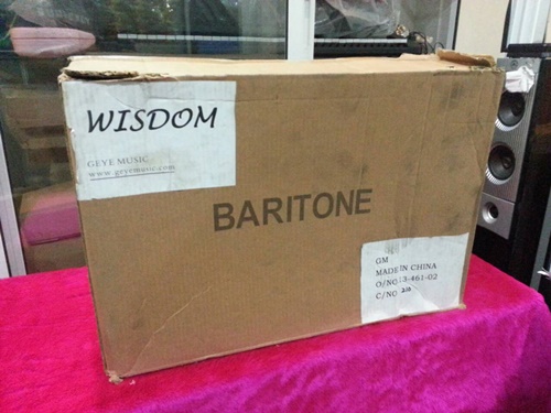 บาริโทน WISDOM รุ่น 9801 สีทอง พร้อมกล่องและอุปกรณ์ 7