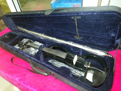 Electric Violin Siserveir GE110 สีดำ 4/4 8