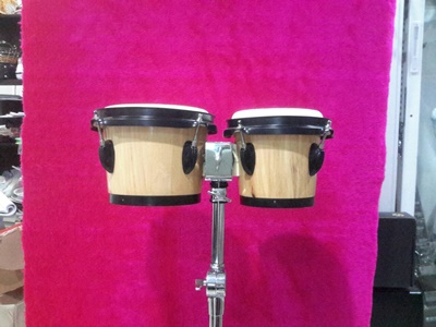 กลองบองโก้ Triplesix พร้อมขา Professional bongo-6.5quot;  7.5quot;-With stand-Birch wood, True ski 1