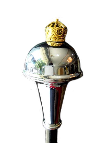 ไม้คฑาหัวมงกุฏ โซ่ 145 ซม ไม้คฑา LUNAR หัวมงกุฏ 1