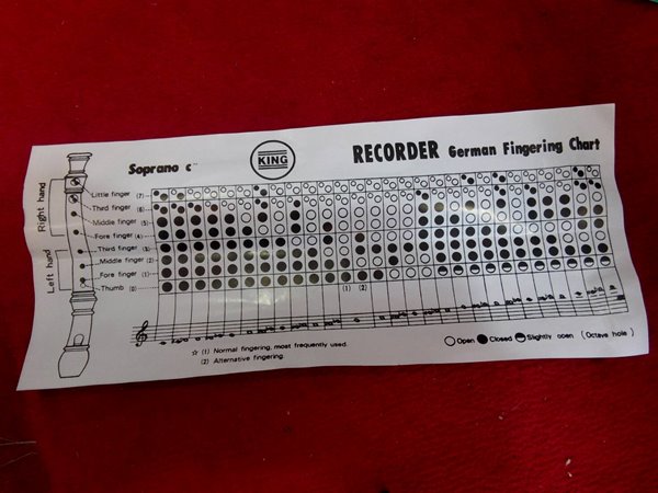 ขลุ่ย Recorder ยี่ห้อ King (Soprano Recorder) คุณภาพดี 3