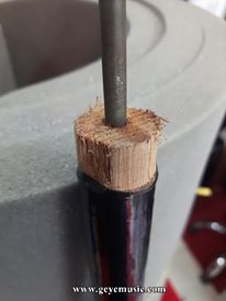 ไม้คฑาหัวมงกุฏ เชือก 120 ซม. สีแดง 2