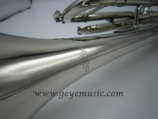 ทรัมเปท Wisdom เครื่องเป่าลมรุ่น Top 3000N สีนิเกิ้ล เครื่องดนตรี ทรัมเป็ตพร้อมกล่องเสียงทรัมเป็ตใสๆ 3