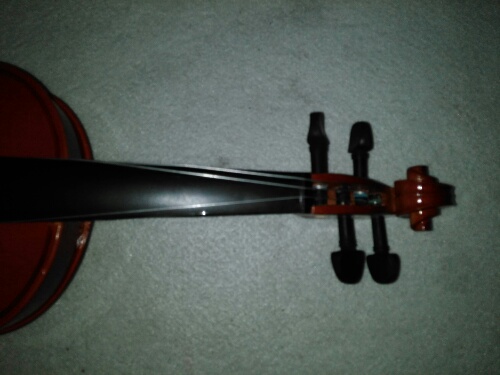 ไวโอลิน Violin Siservier ไวโอลิน ราคาถูก G012 2/4 สีไม้ด้าน พร้อมกล่องและอุปกรณ์ 3