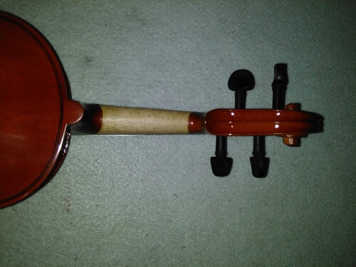 ไวโอลิน Violin Siservier ไวโอลิน ราคาถูก G012 2/4 สีไม้ด้าน พร้อมกล่องและอุปกรณ์ 5