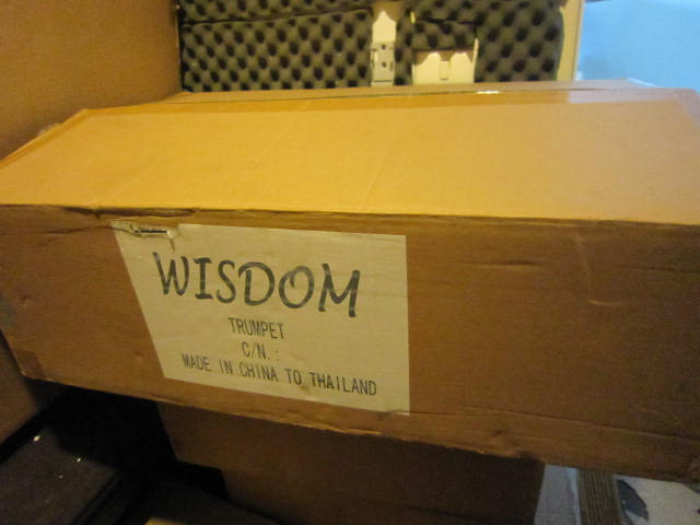 ทรัมเปท ยี่ห้อ Wisdom TP-8001N สีเงิน (Silver) กล่องและอุปกรณ์ครบชุด 6