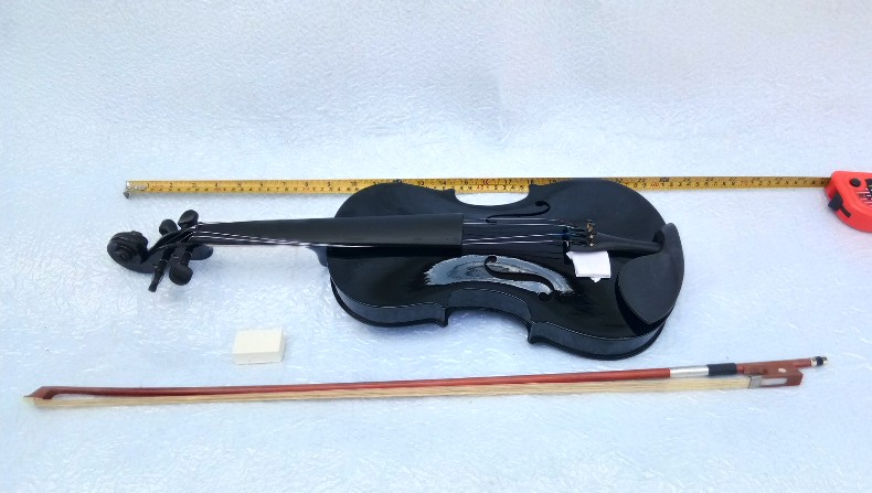 ไวโอลีน Siserveir  สีดำ ขนาด 4/4  violin ราคาไม่แพง 4