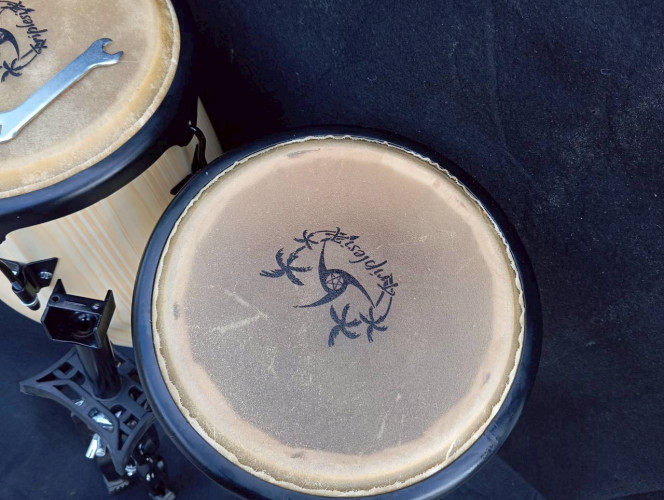 กลองทอมบ้าไม้ Triplesix 10 และ 11 นิ้ว พร้อมขาตั้ง 6