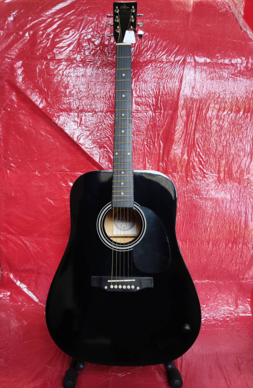 ขายกีต้าร์โปรง กีต้าร์โปร่ง PLATO กีต้าร์(GF229)41 นิ้ว ราคากีต้าร์โปร่งถูกๆ  Acoustic Guitar  สีดำ 1