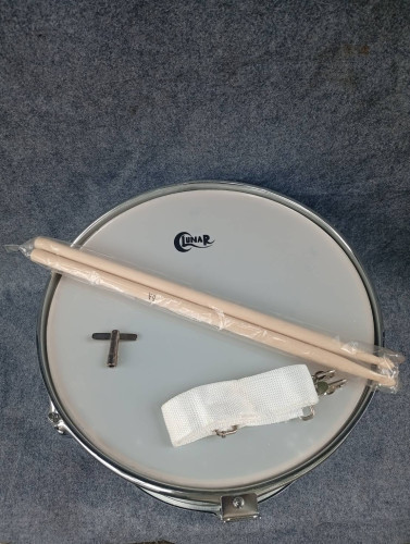 กลอง ยี่ห้อ LUNAR รุ่น GEMD-601 MARCHING DRUM 14 นิ้ว 6 หลัก สีเงิน 2