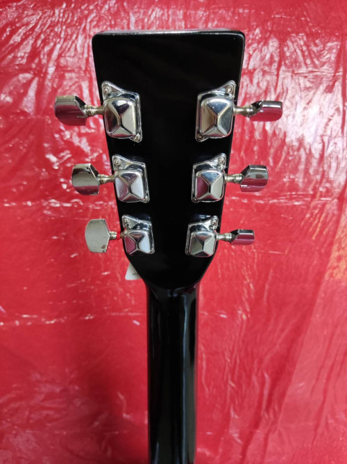 ขายกีต้าร์โปรง กีต้าร์โปร่ง PLATO กีต้าร์(GF229)41 นิ้ว ราคากีต้าร์โปร่งถูกๆ  Acoustic Guitar  สีดำ 6