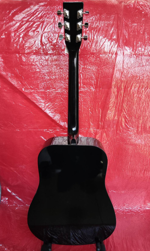 ขายกีต้าร์โปรง กีต้าร์โปร่ง PLATO กีต้าร์(GF229)41 นิ้ว ราคากีต้าร์โปร่งถูกๆ  Acoustic Guitar  สีดำ 5