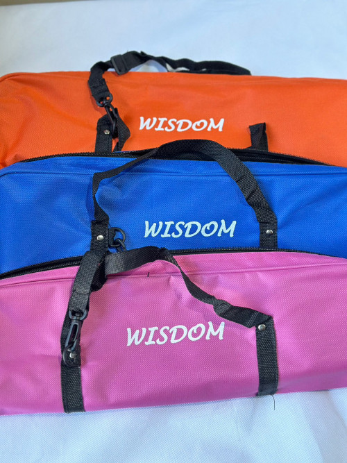 เมโลเดียน Wisdom 32 คีย์ รุ่นมาตราฐาน แบบกระเป๋าผ้า สีชมพู พร้อมสายเป่า ปากเป่า สติกเกอร์โน็ตและยางต 5