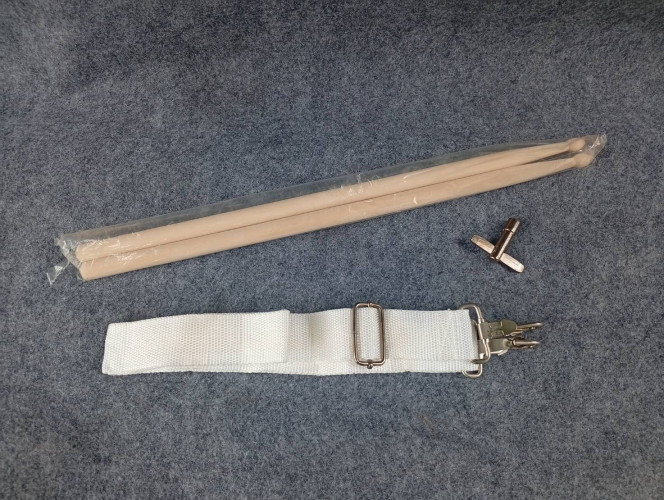 กลอง ยี่ห้อ LUNAR รุ่น GEMD-601 MARCHING DRUM 14 นิ้ว 6 หลัก สีเงิน 7