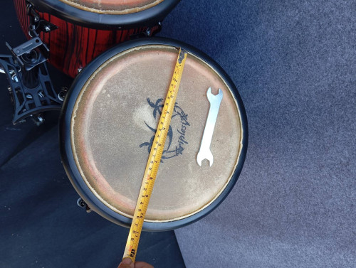 กลองทอมบ้าไม้ Triplesix 10 และ 11 นิ้ว พร้อมขาตั้ง_Copy 2