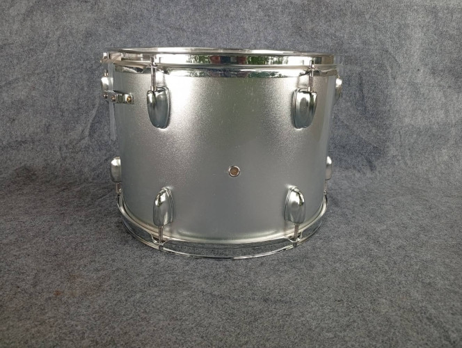 กลอง ยี่ห้อ LUNAR รุ่น GEMD-601 MARCHING DRUM 14 นิ้ว 6 หลัก สีเงิน 4