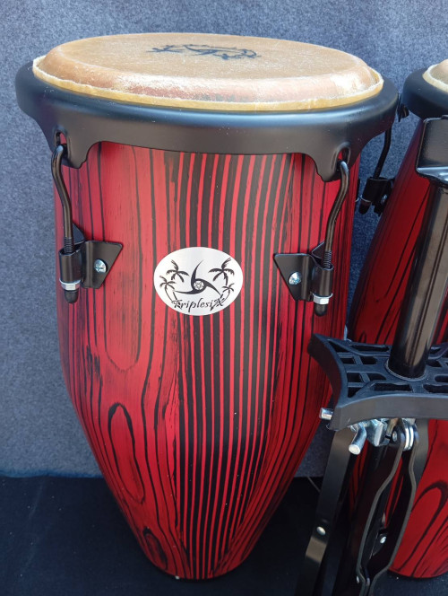 กลองทอมบ้าไม้ Triplesix 10 และ 11 นิ้ว พร้อมขาตั้ง_Copy 9