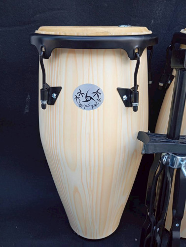 กลองทอมบ้าไม้ Triplesix 10 และ 11 นิ้ว พร้อมขาตั้ง 2