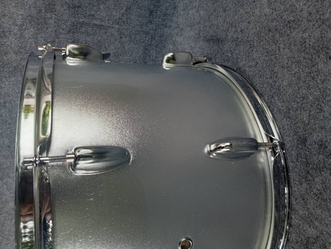 กลอง ยี่ห้อ LUNAR รุ่น GEMD-601 MARCHING DRUM 14 นิ้ว 6 หลัก สีเงิน 5