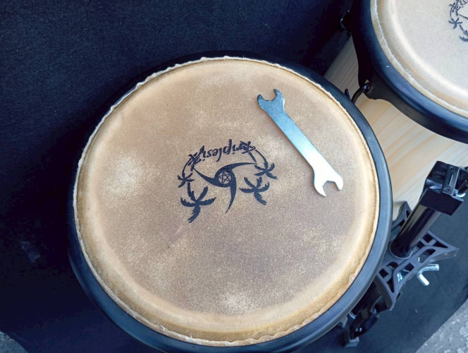 กลองทอมบ้าไม้ Triplesix 10 และ 11 นิ้ว พร้อมขาตั้ง 7