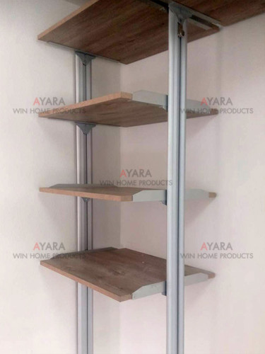 Walk in Closet - I Shape Melamine สี Pastel Oak 5