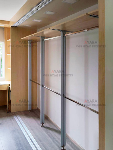 Walk in Closet - I Shape Melamine สี Maple 1